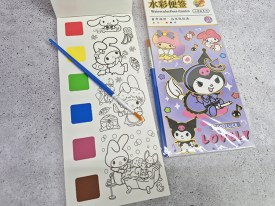 Dibujos con acuarelas y pincel 